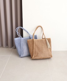 T・S・L | 透かし編みペーパーシートトートバッグ(かごバッグ)