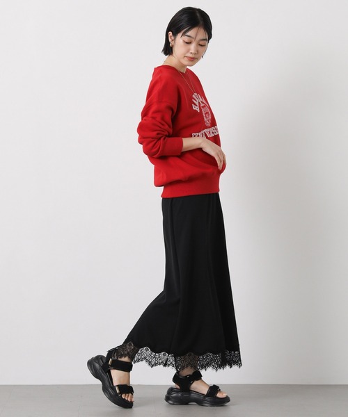 Lee（リー）の「Ｌｅｅカレッジロゴスウェット（スウェット・レディース・レッド・M）」の15枚目の写真