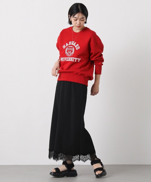 Lee（リー）の「Ｌｅｅカレッジロゴスウェット（スウェット・レディース・レッド・M）」の16枚目の写真