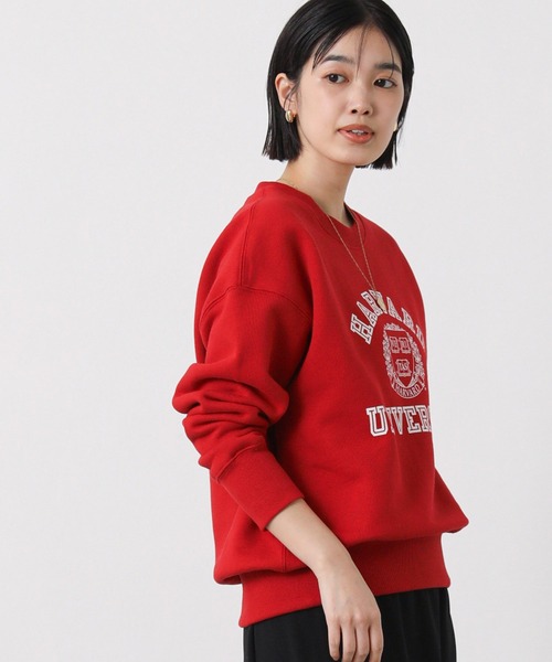 Lee（リー）の「Ｌｅｅカレッジロゴスウェット（スウェット・レディース・レッド・M）」の20枚目の写真