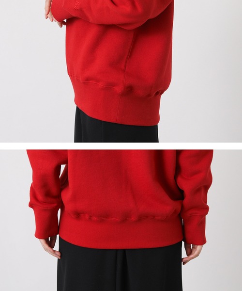 Lee（リー）の「Ｌｅｅカレッジロゴスウェット（スウェット・レディース・レッド・M）」の4枚目の写真