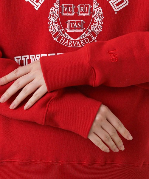 Lee（リー）の「Ｌｅｅカレッジロゴスウェット（スウェット・レディース・レッド・M）」の5枚目の写真