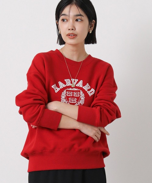 Lee（リー）の「Ｌｅｅカレッジロゴスウェット（スウェット・レディース・レッド・M）」の11枚目の写真