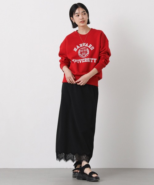 Lee（リー）の「Ｌｅｅカレッジロゴスウェット（スウェット・レディース・レッド・M）」の12枚目の写真