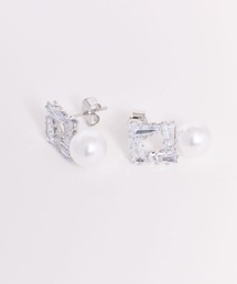 NOELA | スクエアビジューピアス(ピアス（両耳用）)