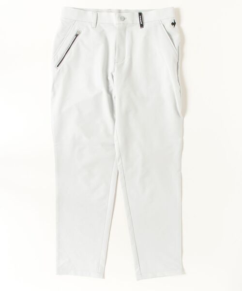 le coq sportif GOLF（ルコックスポルティフゴルフ）の「ミニトライアングル地柄サンスクリーンテーパードパンツ（その他パンツ・メンズ・グレー系1/ネイビー/グレー・76/79/82/85/88/92/96）」の2枚目の写真