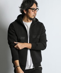 セール】[INDIGO LABEL] SET UP ZIP PARKA：インディゴポンチ素材