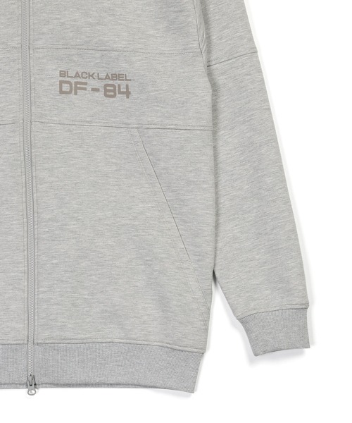 The DUFFER of ST.GEORGE(ザダファーオブセントジョージ)の「〔BLACK LABEL〕SORONA DOUBLE KNIT STAND PARKA:セットアップ対応 ソロナ ダンボールニット スタンドパーカー(パーカー・メンズ・ブラック/グレー/スミクロ・X-LARGE/LARGE/MEDIUM/SMALL)」の22枚目の写真