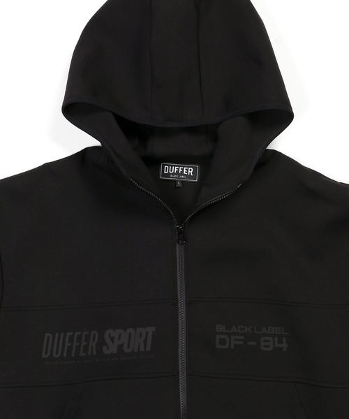 The DUFFER of ST.GEORGE(ザダファーオブセントジョージ)の「〔BLACK LABEL〕SORONA DOUBLE KNIT STAND PARKA:セットアップ対応 ソロナ ダンボールニット スタンドパーカー(パーカー・メンズ・ブラック/グレー/スミクロ・X-LARGE/LARGE/MEDIUM/SMALL)」の19枚目の写真