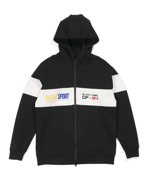 The DUFFER of ST.GEORGE(ザダファーオブセントジョージ)の「〔BLACK LABEL〕SORONA DOUBLE KNIT STAND PARKA:セットアップ対応 ソロナ ダンボールニット スタンドパーカー(パーカー・メンズ・ブラック/グレー/スミクロ・X-LARGE/LARGE/MEDIUM/SMALL)」の17枚目の写真