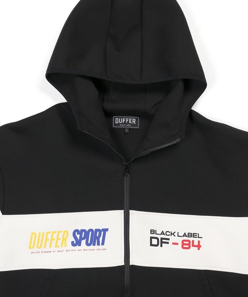 The DUFFER of ST.GEORGE(ザダファーオブセントジョージ)の「〔BLACK LABEL〕SORONA DOUBLE KNIT STAND PARKA:セットアップ対応 ソロナ ダンボールニット スタンドパーカー(パーカー・メンズ・ブラック/グレー/スミクロ・X-LARGE/LARGE/MEDIUM/SMALL)」の20枚目の写真