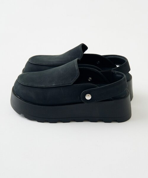 Kastane(カスタネ)の「サボ2WAYローファー(その他シューズ・レディース・ブラック/ベージュ・LARGE/MEDIUM)」の4枚目の写真