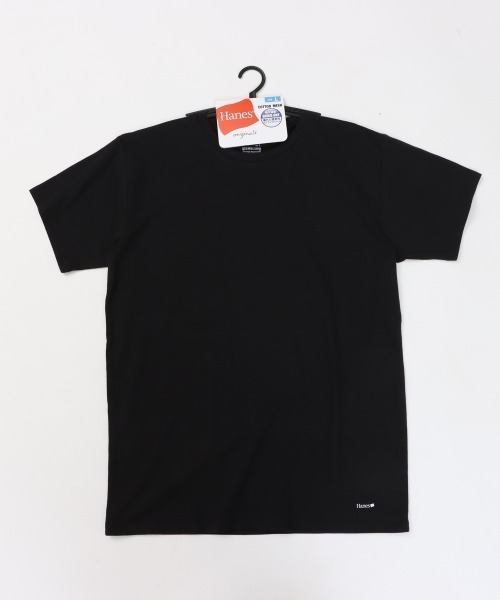 HANES(ヘインズ)の「【Hanes/ヘインズ】メンズ Hanes originalsコットンメッシュ クルーネックTシャツ(Tシャツ/カットソー・メンズ・ヘザーグレー/ブラック/ホワイト・M/L/LL)」の10枚目の写真