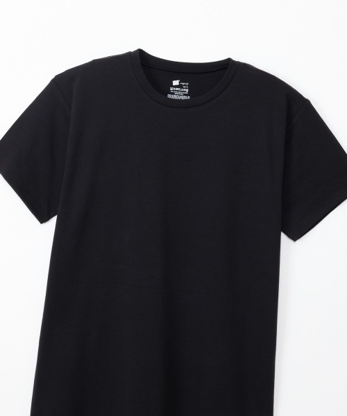 HANES(ヘインズ)の「【Hanes/ヘインズ】メンズ Hanes originalsコットンメッシュ クルーネックTシャツ(Tシャツ/カットソー・メンズ・ヘザーグレー/ブラック/ホワイト・M/L/LL)」の12枚目の写真