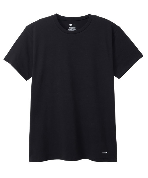 HANES(ヘインズ)の「【Hanes/ヘインズ】メンズ Hanes originalsコットンメッシュ クルーネックTシャツ(Tシャツ/カットソー・メンズ・ヘザーグレー/ブラック/ホワイト・M/L/LL)」の9枚目の写真