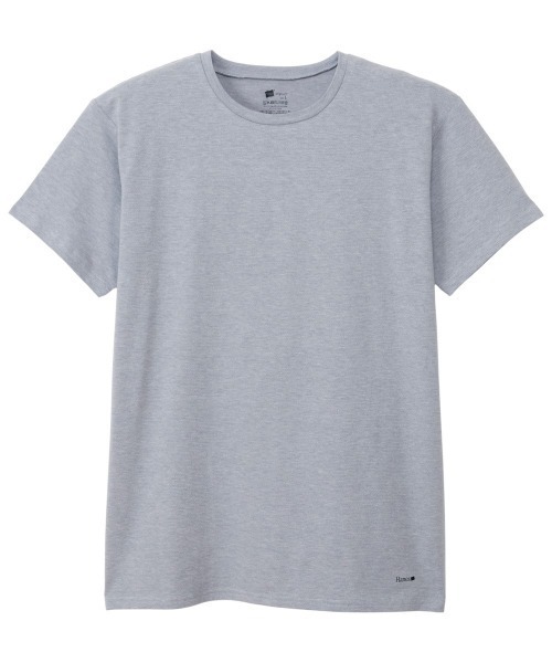 HANES(ヘインズ)の「【Hanes/ヘインズ】メンズ Hanes originalsコットンメッシュ クルーネックTシャツ(Tシャツ/カットソー・メンズ・ヘザーグレー/ブラック/ホワイト・M/L/LL)」の16枚目の写真