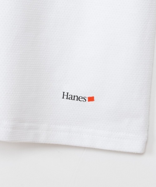 HANES(ヘインズ)の「【Hanes/ヘインズ】メンズ Hanes originalsコットンメッシュ クルーネックTシャツ(Tシャツ/カットソー・メンズ・ヘザーグレー/ブラック/ホワイト・M/L/LL)」の8枚目の写真