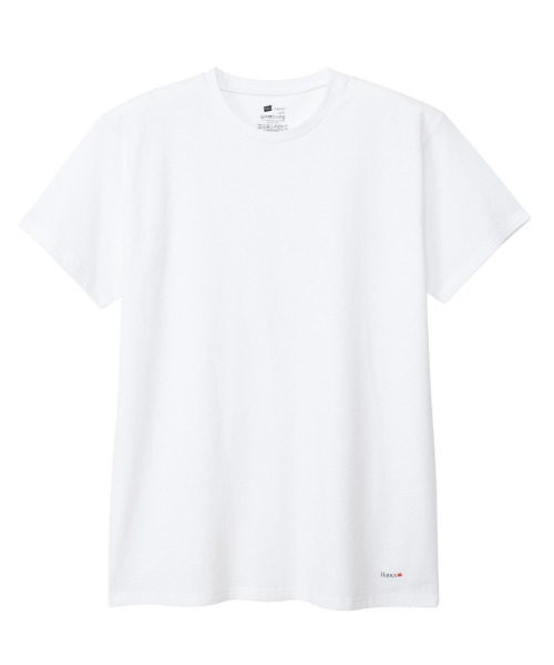 HANES(ヘインズ)の「【Hanes/ヘインズ】メンズ Hanes originalsコットンメッシュ クルーネックTシャツ(Tシャツ/カットソー・メンズ・ヘザーグレー/ブラック/ホワイト・M/L/LL)」の15枚目の写真