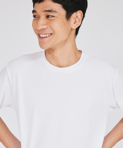 HANES(ヘインズ)の「【Hanes/ヘインズ】メンズ Hanes originalsコットンメッシュ クルーネックTシャツ(Tシャツ/カットソー・メンズ・ヘザーグレー/ブラック/ホワイト・M/L/LL)」の21枚目の写真