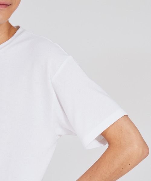 HANES(ヘインズ)の「【Hanes/ヘインズ】メンズ Hanes originalsコットンメッシュ クルーネックTシャツ(Tシャツ/カットソー・メンズ・ヘザーグレー/ブラック/ホワイト・M/L/LL)」の22枚目の写真