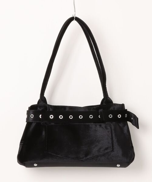 Never mind the XU(ネバーマインドザエックスユー)の「【Never mind the XU】double belt tote bag / 【ネバーマインド ザ エックスユー】ダブルベルトトートバッグ <着用動画あり>(トートバッグ・メンズ・ブラック・ONE SIZE)」の12枚目の写真