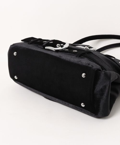 Never mind the XU(ネバーマインドザエックスユー)の「【Never mind the XU】double belt tote bag / 【ネバーマインド ザ エックスユー】ダブルベルトトートバッグ <着用動画あり>(トートバッグ・メンズ・ブラック・ONE SIZE)」の13枚目の写真