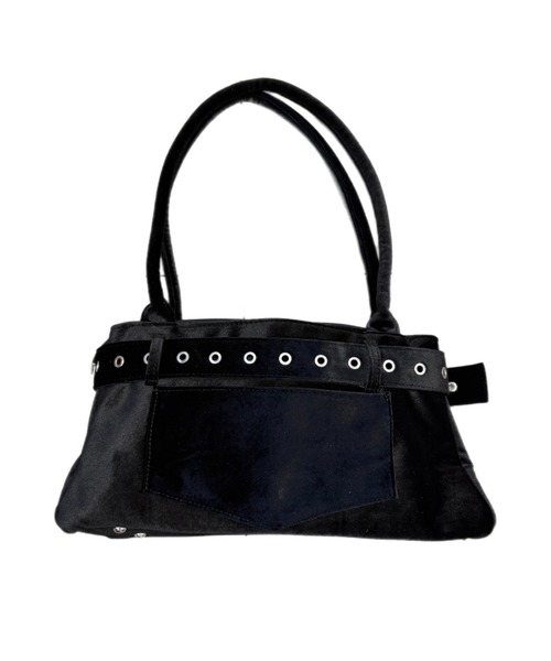 Never mind the XU(ネバーマインドザエックスユー)の「【Never mind the XU】double belt tote bag / 【ネバーマインド ザ エックスユー】ダブルベルトトートバッグ <着用動画あり>(トートバッグ・メンズ・ブラック・ONE SIZE)」の8枚目の写真