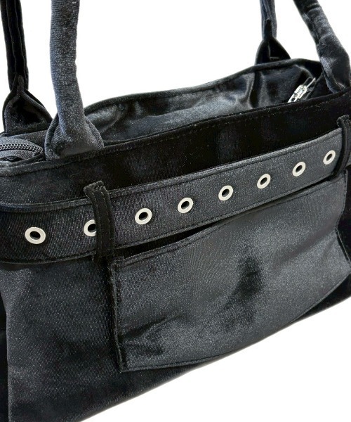 Never mind the XU(ネバーマインドザエックスユー)の「【Never mind the XU】double belt tote bag / 【ネバーマインド ザ エックスユー】ダブルベルトトートバッグ <着用動画あり>(トートバッグ・メンズ・ブラック・ONE SIZE)」の10枚目の写真