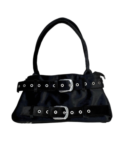 Never mind the XU(ネバーマインドザエックスユー)の「【Never mind the XU】double belt tote bag / 【ネバーマインド ザ エックスユー】ダブルベルトトートバッグ <着用動画あり>(トートバッグ・メンズ・ブラック・ONE SIZE)」の7枚目の写真