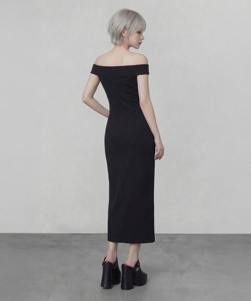 DURAS（デュラス）の「バルーン付け袖+フルジップワンピース（ワンピース・レディース・グレー/ブラック/ホワイト・FREE）」の8枚目の写真