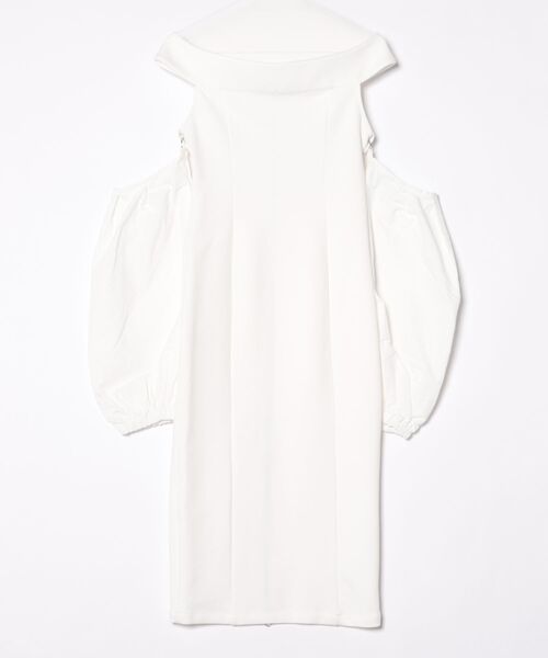 DURAS（デュラス）の「バルーン付け袖+フルジップワンピース（ワンピース・レディース・グレー/ブラック/ホワイト・FREE）」の16枚目の写真