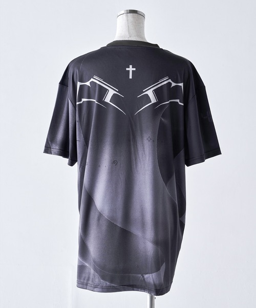 Re:CRYPT(リクリプト)の「モノトーンガール グラフィックTシャツ(Tシャツ/カットソー・レディース・ブラック・F)」の12枚目の写真