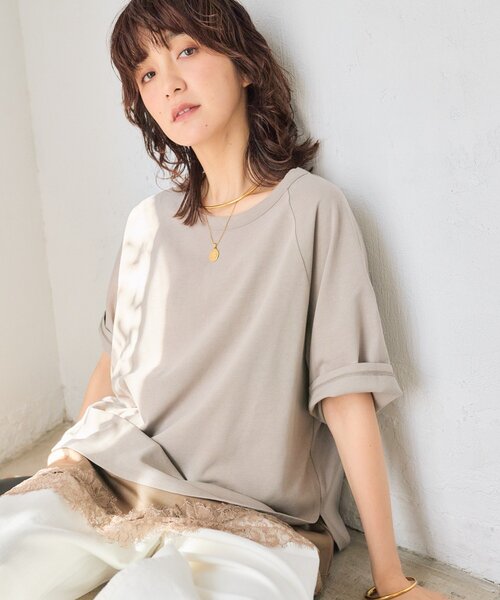 RIVE DROITE（リヴドロワ）の「予約【鮮度抜群】バイアスヘムレースキャミソール（キャミソール・レディース・モカ/オフホワイト/ブラック・FREE）」の11枚目の写真