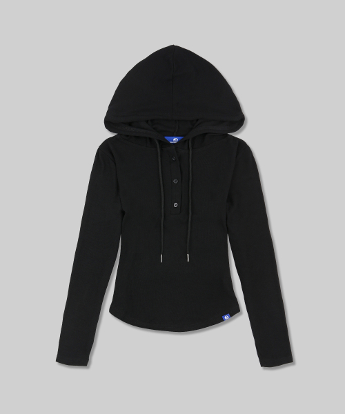 D‑rive Slim Henry Neck — черный футляр‑кардиган (слэм?)