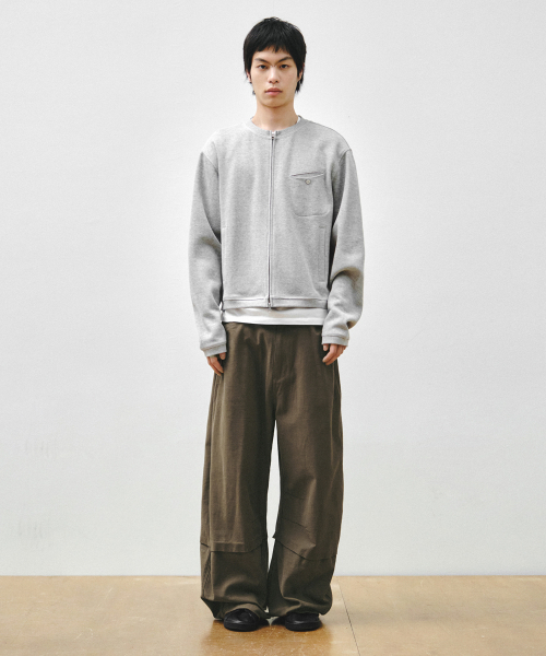 INTEMPOMOOD（インテンポムード）の「ソーホー ワイド コットンパンツ_カーキ（その他パンツ・メンズ・カーキ・MEDIUM/LARGE/X-LARGE）」の5枚目の写真