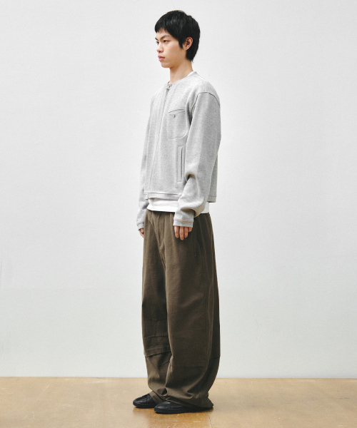 INTEMPOMOOD（インテンポムード）の「ソーホー ワイド コットンパンツ_カーキ（その他パンツ・メンズ・カーキ・MEDIUM/LARGE/X-LARGE）」の6枚目の写真