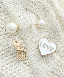 earth music&ecology | ハッピーモチーフブローチセット(ブローチ/コサージュ)