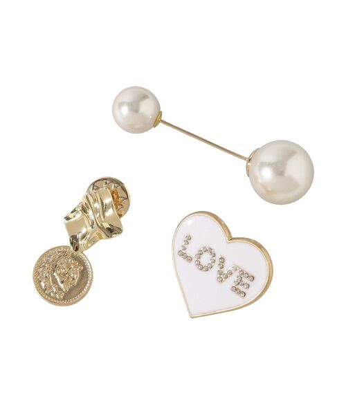 earth music&ecology（アースミュージックアンドエコロジー）の「ハッピーモチーフブローチセット（ブローチ/コサージュ・レディース・ゴールド/シルバー・FREE）」の11枚目の写真