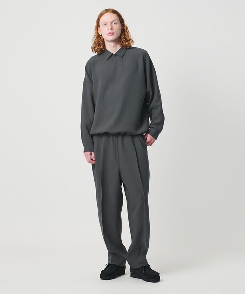UNITED ARROWS & SONS by DAISUKE OBANA(ユナイテッドアローズアンドサンズバイダイスケオバナ)の「<D.O UNITED ARROWS BY DAISUKE OBANA>Ⅰ COL CR 2P WD/TPD PANTS 26SS/ワイドパンツ(その他パンツ・メンズ・グレー系・S/XL/M/L)」の3枚目の写真