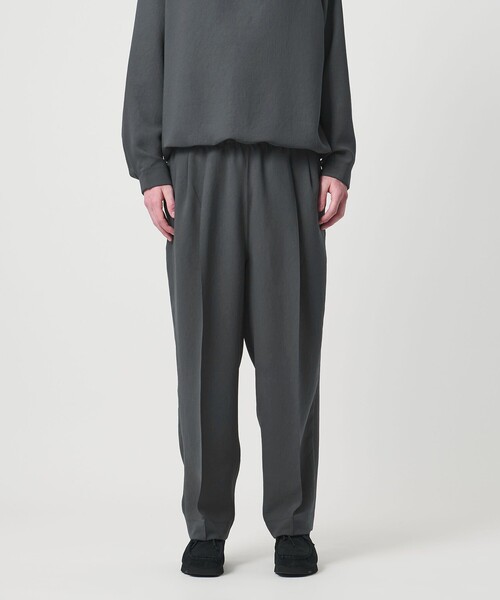 UNITED ARROWS & SONS by DAISUKE OBANA(ユナイテッドアローズアンドサンズバイダイスケオバナ)の「<D.O UNITED ARROWS BY DAISUKE OBANA>Ⅰ COL CR 2P WD/TPD PANTS 26SS/ワイドパンツ(その他パンツ・メンズ・グレー系・S/XL/M/L)」の5枚目の写真