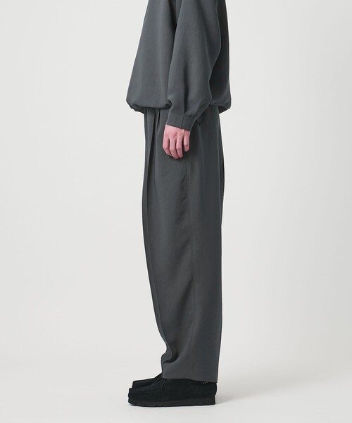 UNITED ARROWS & SONS by DAISUKE OBANA(ユナイテッドアローズアンドサンズバイダイスケオバナ)の「<D.O UNITED ARROWS BY DAISUKE OBANA>Ⅰ COL CR 2P WD/TPD PANTS 26SS/ワイドパンツ(その他パンツ・メンズ・グレー系・S/XL/M/L)」の6枚目の写真