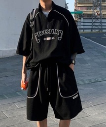 link lot（リンクロット）の「【26年春夏新作】【2点セット】カレッジロゴ ハイネックリラックスセットアップ（セットアップ）」