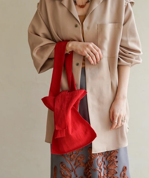 ITTI（イッチ）の「MARY INSIDE OUT TOTE - S / CERATO BRIGHT（トートバッグ・レディース・ブラウン/レッド/ブラック・FREE）」の17枚目の写真