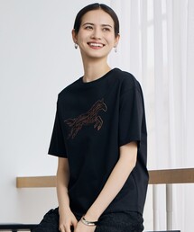 ホースモチーフロゴ Tシャツ