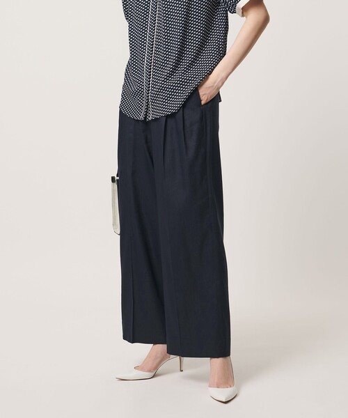 UNITED ARROWS(ユナイテッドアローズ)の「ECLISSE ストレート ワイドパンツ(その他パンツ・レディース・その他1/ネイビー/その他7/ナチュラル・36/34/38/40)」の8枚目の写真