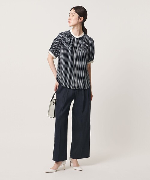 UNITED ARROWS(ユナイテッドアローズ)の「ECLISSE ストレート ワイドパンツ(その他パンツ・レディース・その他1/ネイビー/その他7/ナチュラル・36/34/38/40)」の9枚目の写真