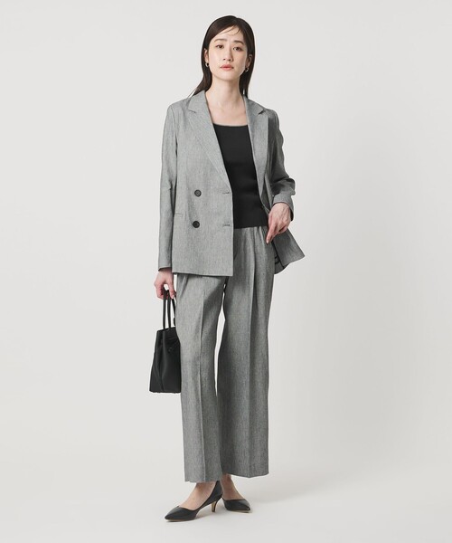 UNITED ARROWS(ユナイテッドアローズ)の「ECLISSE ストレート ワイドパンツ(その他パンツ・レディース・その他1/ネイビー/その他7/ナチュラル・36/34/38/40)」の13枚目の写真