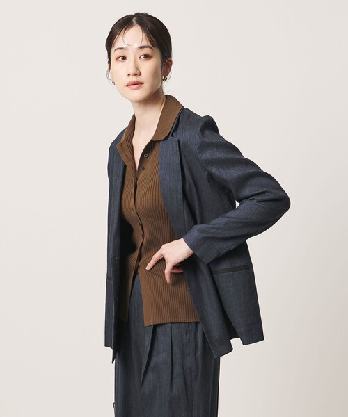 UNITED ARROWS(ユナイテッドアローズ)の「ECLISSE ストレート ワイドパンツ(その他パンツ・レディース・その他1/ネイビー/その他7/ナチュラル・36/34/38/40)」の15枚目の写真