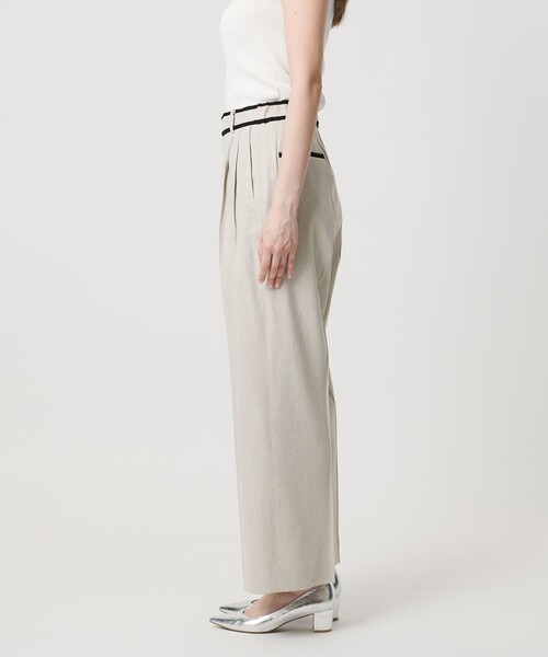 UNITED ARROWS(ユナイテッドアローズ)の「ECLISSE ストレート ワイドパンツ(その他パンツ・レディース・その他1/ネイビー/その他7/ナチュラル・36/34/38/40)」の18枚目の写真