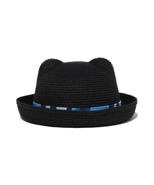 A BATHING APE(アベイシングエイプ)の「ABC CAMO MILO FACE BLADE HAT(ハット・キッズ・ブラック/ベージュ・SMALL/MEDIUM)」の5枚目の写真
